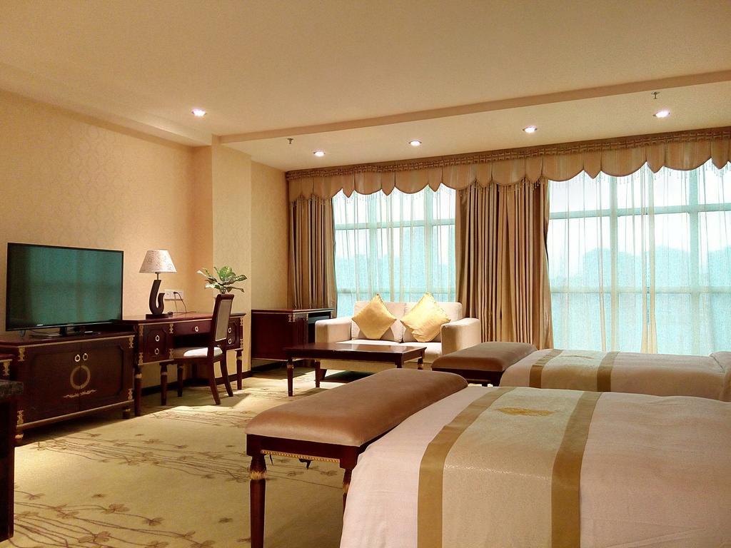Guangzhou Li Gang Hotel Kanton Zimmer foto