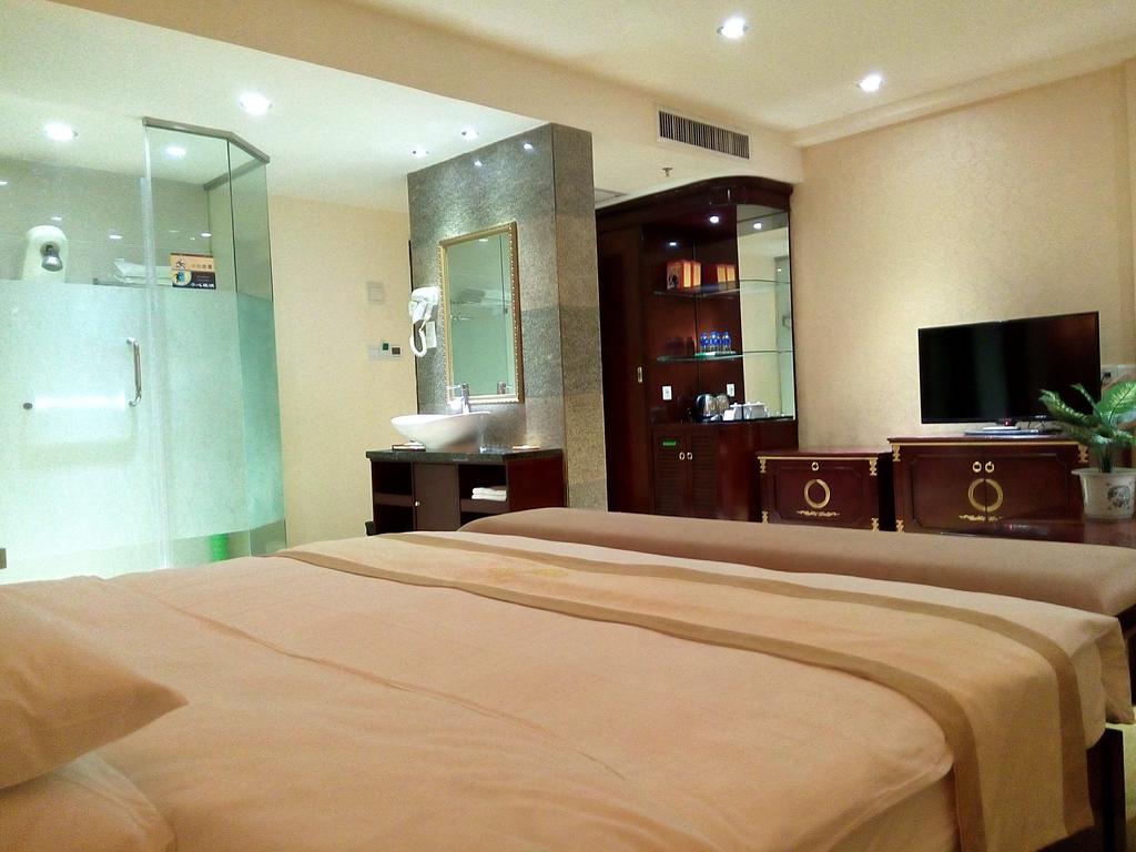 Guangzhou Li Gang Hotel Kanton Zimmer foto